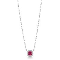 Collier Brosway Femme FANCY - PASSION RUBY in Argent FPR132